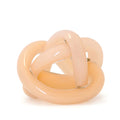 Glass Knot in Apricot