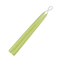 Pair of Bright Green Tapered 12 Inch Candles