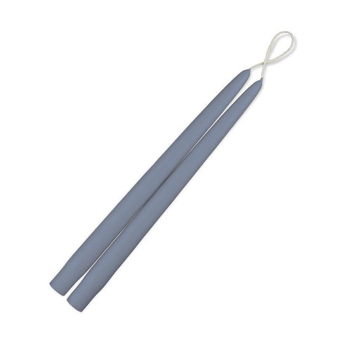 Pair of Pale Blue Tapered 12 Inch Candles