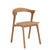 teak natural wood dining chair (outdoor)