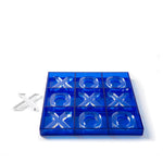 Acrylic Tic Tac Toe Game, Blue