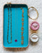 Valet Tray with I Love You bracelet and paperclip chain