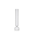 Ribbed Clear Vase, Large