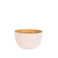 Bamboo Small Serving Bowl, White