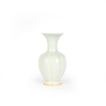 Celadon Fluted Vase